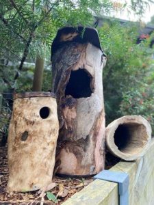 Treetec developed wildlife log boxes for use in our projects. Created from waste logs and recycled back into wildlife habitat.