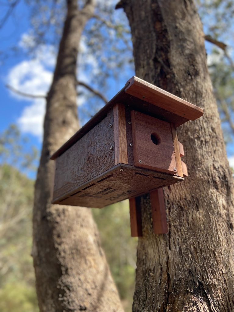 Thermal Haven brand nest box installed by Treetec for a private landholder.